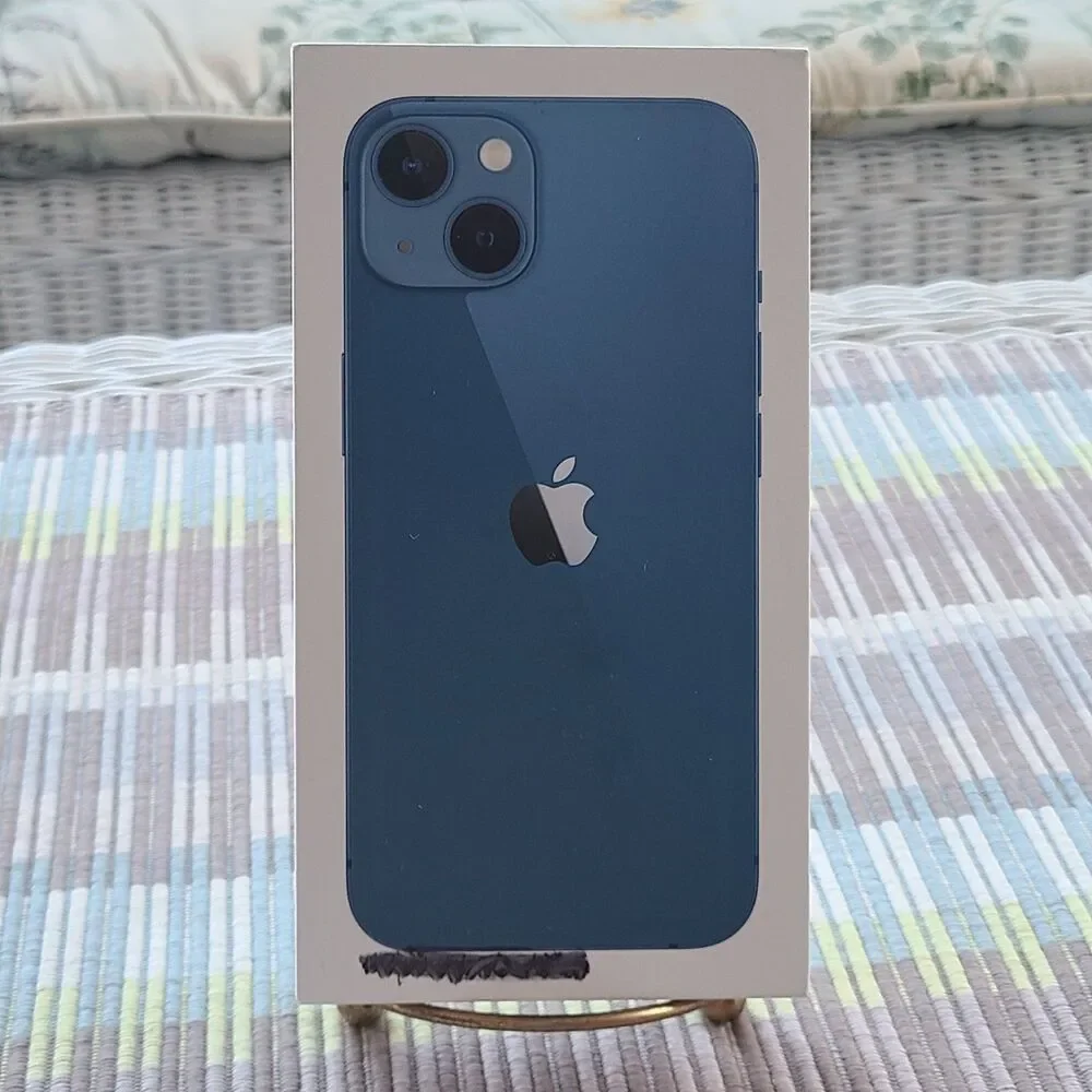 Authentic Replacement BOX ONLY For Apple iPhone 13 - Blue - 128GB - BOX ONLY